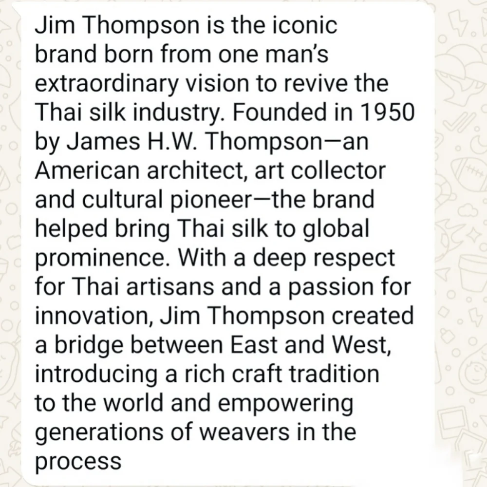 JIM THOMPSON Silk Blend Rectangular Zipper Pillow Cushion Cover